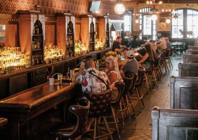 Take a Sip at the Longest Wooden Bar in Texas