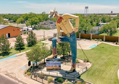 Roadside Oddity: Tex Randall in Canyon