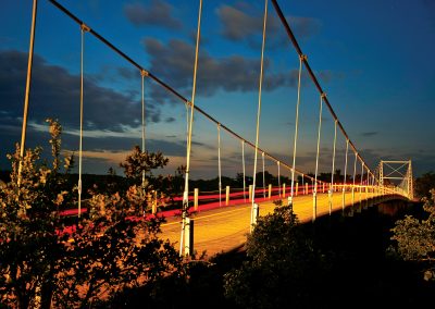 A Trek Across the ‘Swinging Bridge’ of San Saba County