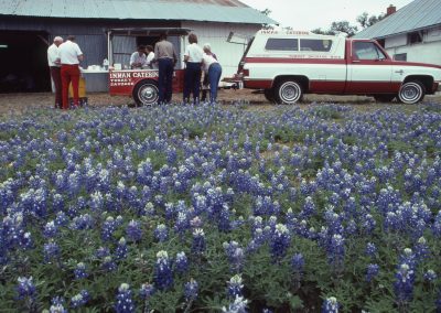 Vintage: Inman’s BBQ’s Fleet of Catering Wagons