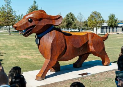 The ‘Wiener Dog Capital of Texas’ Unveils Giant Dog Statue